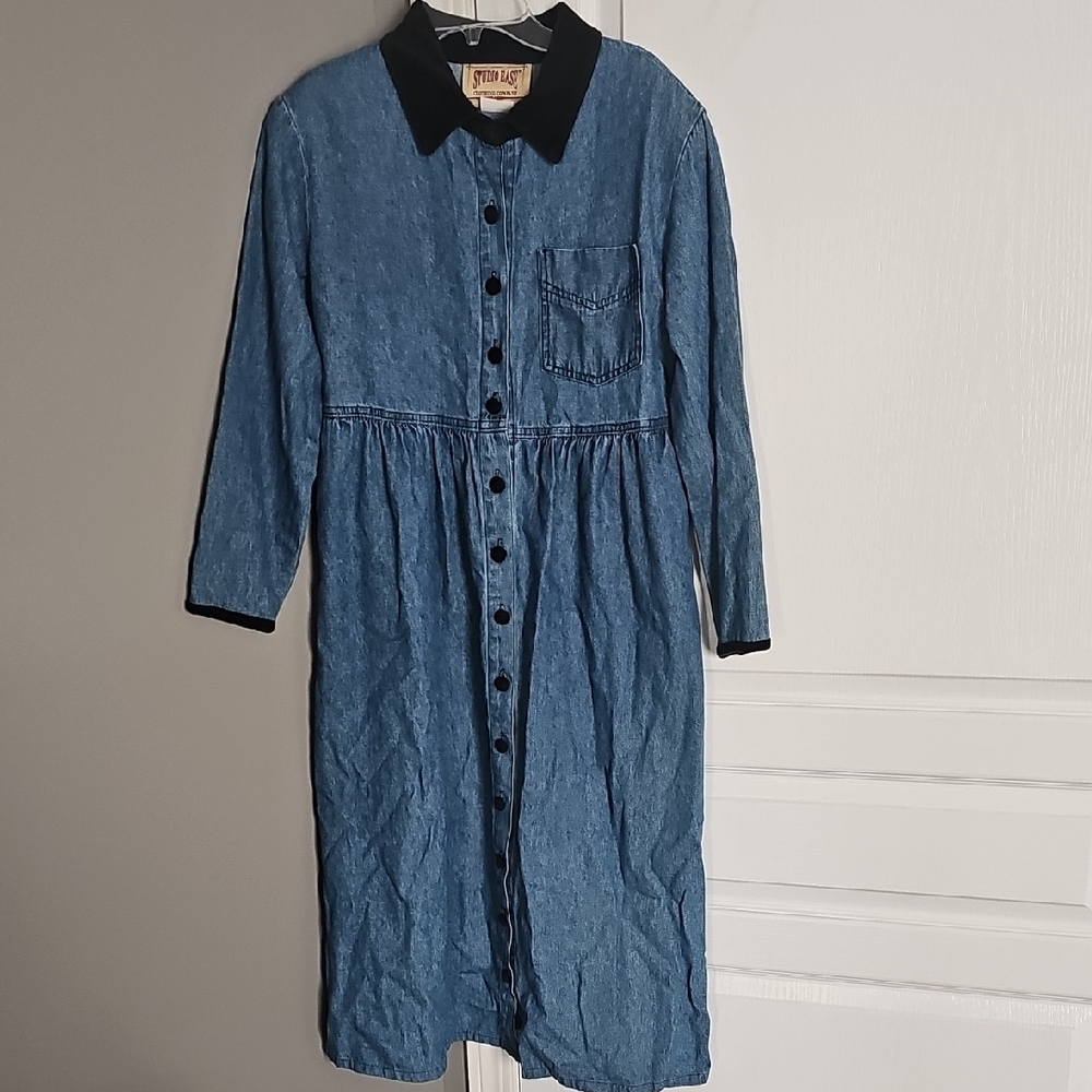 Stylish Blue Denim Women Dress